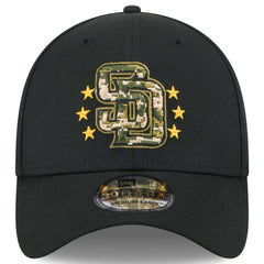 San Diego Padres 2024 Armed Forces Day 39THIRTY Flex Hat Black | New Era