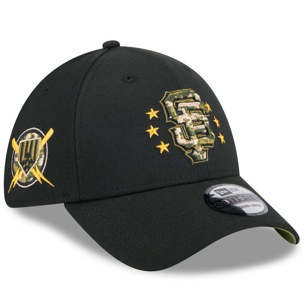 San Francisco Giants 2024 Armed Forces Day 39THIRTY Flex Hat Black | New Era