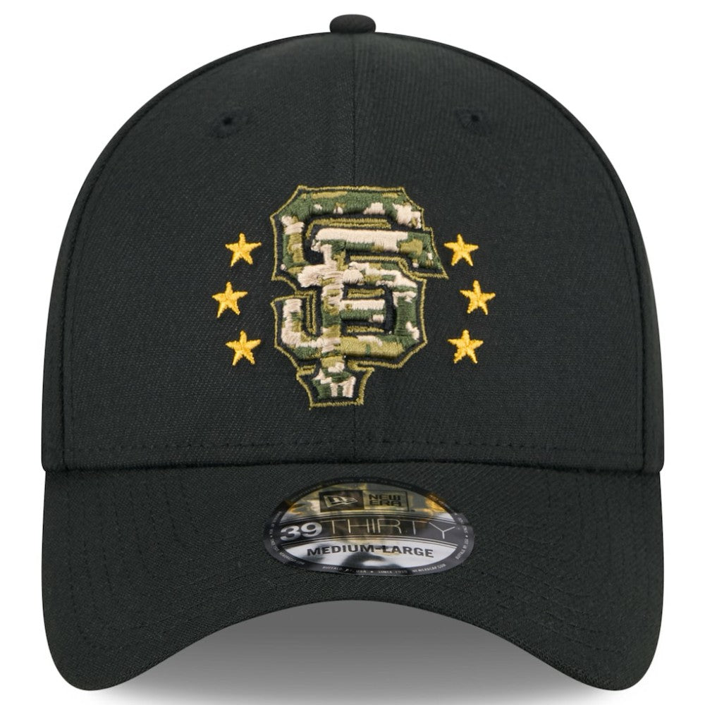 San Francisco Giants 2024 Armed Forces Day 39THIRTY Flex Hat Black | New Era