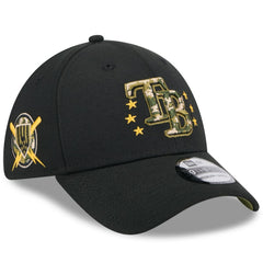 Tampa Bay Rays 2024 Armed Forces Day 39THIRTY Flex Hat Black | New Era