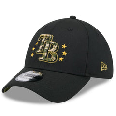 Tampa Bay Rays 2024 Armed Forces Day 39THIRTY Flex Hat Black | New Era