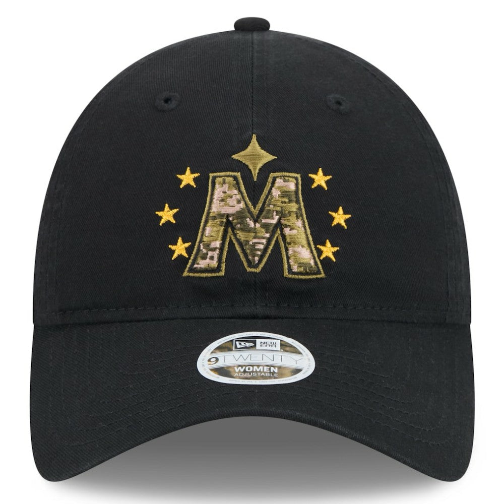 Minnesota Twins Women's 2024 Armed Forces Day 9TWENTY Adjustable Hat Black | New Era