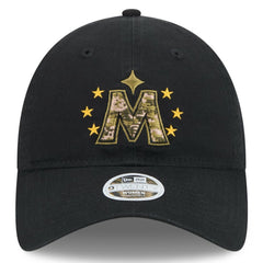 Minnesota Twins Women's 2024 Armed Forces Day 9TWENTY Adjustable Hat Black | New Era