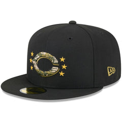 Cincinnati Reds 2024 Armed Forces Day On-Field 59FIFTY Fitted Hat Black | New Era