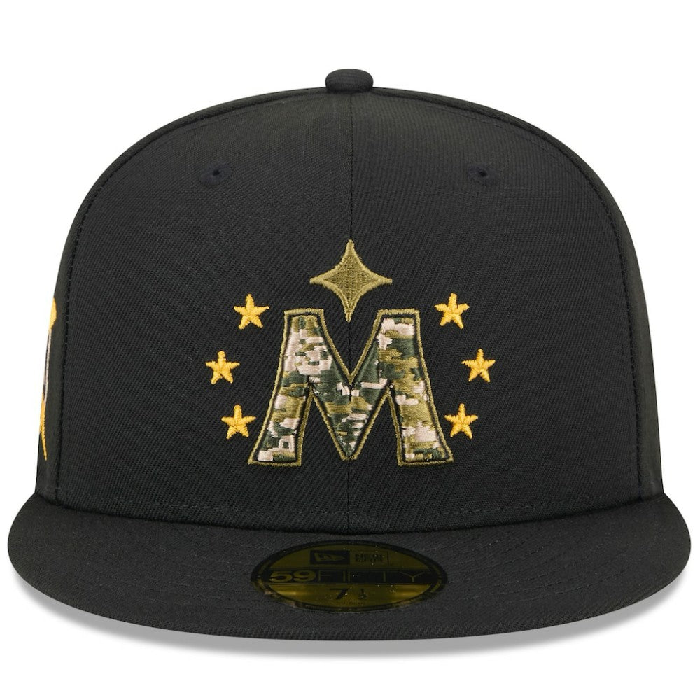 Minnesota Twins 2024 Armed Forces Day On-Field 59FIFTY Fitted Hat Black | New Era