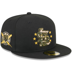 St. Louis Cardinals 2024 Armed Forces Day On-Field 59FIFTY Fitted Hat Black | New Era
