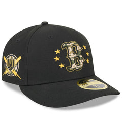 Boston Red Sox 2024 Armed Forces Day Low Profile 59FIFTY Fitted Hat Black | New Era