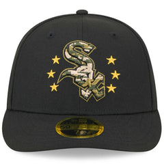 Chicago White Sox 2024 Armed Forces Day Low Profile 59FIFTY Fitted Hat Black | New Era