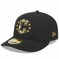 Cleveland Guardians 2024 Armed Forces Day Low Profile 59FIFTY Fitted Hat Black | New Era
