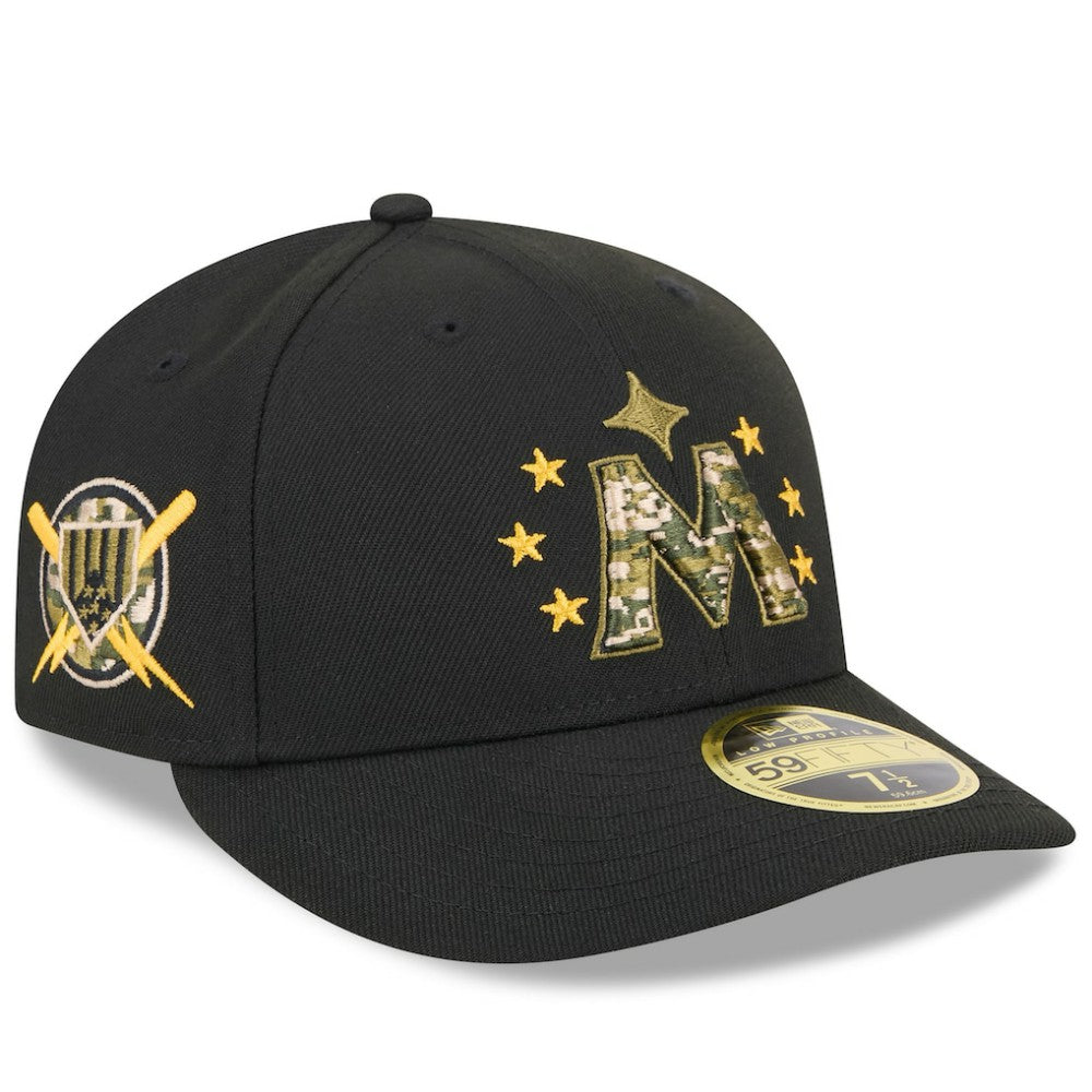 Minnesota Twins 2024 Armed Forces Day Low Profile 59FIFTY Fitted Hat Black | New Era