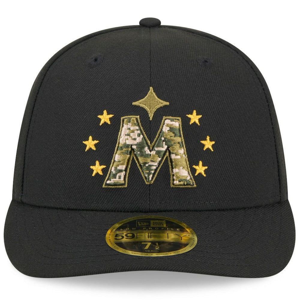 Minnesota Twins 2024 Armed Forces Day Low Profile 59FIFTY Fitted Hat Black | New Era