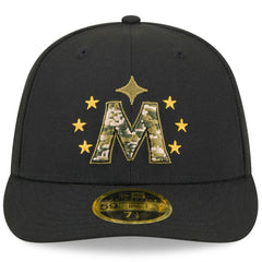 Minnesota Twins 2024 Armed Forces Day Low Profile 59FIFTY Fitted Hat Black | New Era