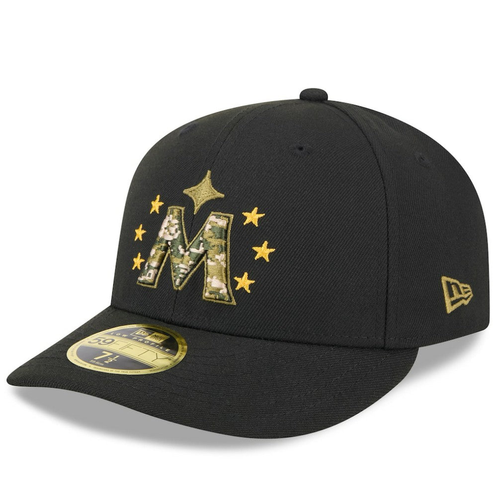 Minnesota Twins 2024 Armed Forces Day Low Profile 59FIFTY Fitted Hat Black | New Era