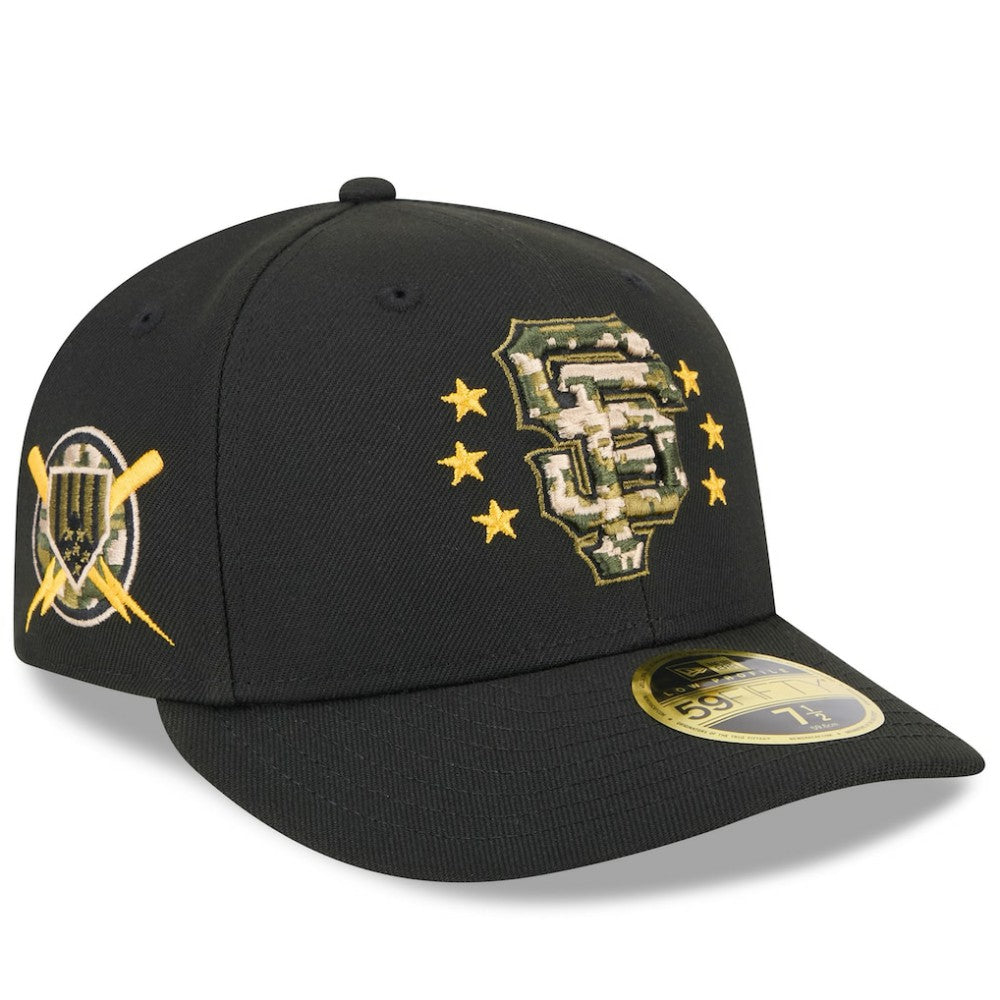 San Francisco Giants 2024 Armed Forces Day Low Profile 59FIFTY Fitted Hat Black | New Era