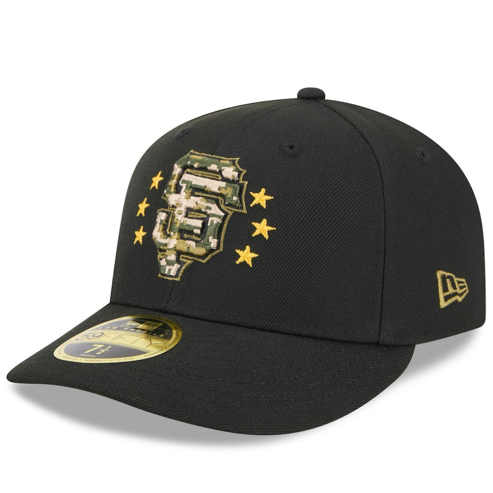 San Francisco Giants 2024 Armed Forces Day Low Profile 59FIFTY Fitted Hat Black | New Era