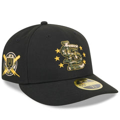 St. Louis Cardinals 2024 Armed Forces Day Low Profile 59FIFTY Fitted Hat Black | New Era