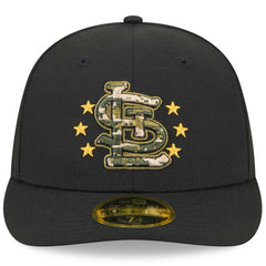 St. Louis Cardinals 2024 Armed Forces Day Low Profile 59FIFTY Fitted Hat Black | New Era