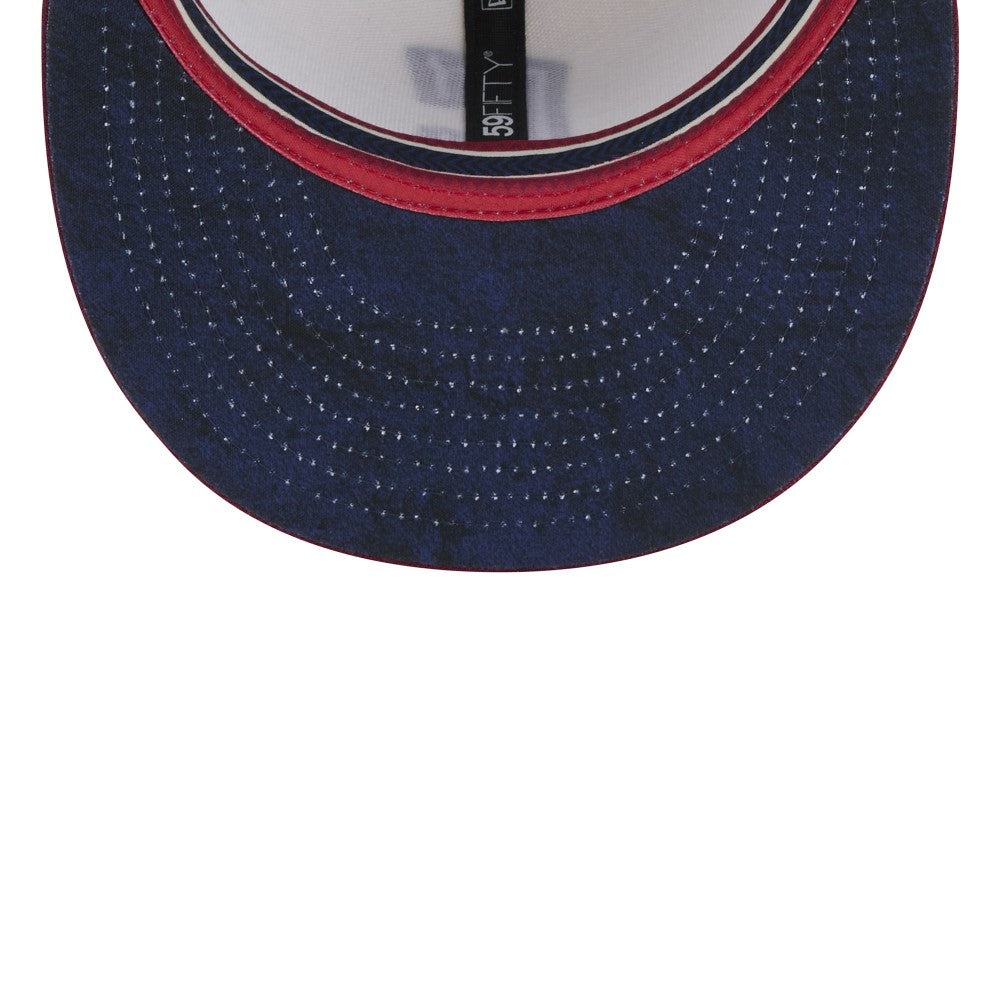 Cleveland Guardians 2024 City Connect 59FIFTY Fitted Hat White/Red | New Era