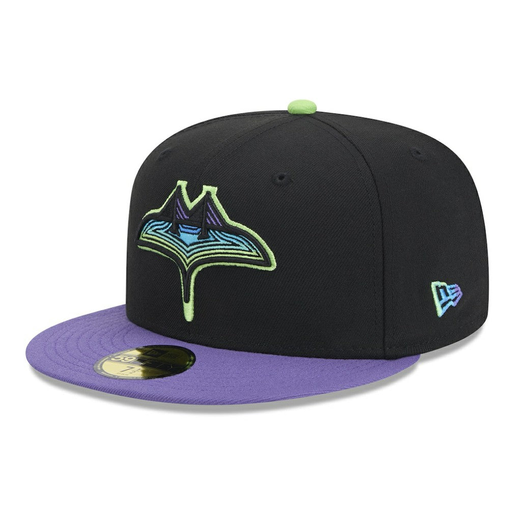 Tampa Bay Rays 2024 City Connect 59FIFTY Fitted Hat Black | New Era
