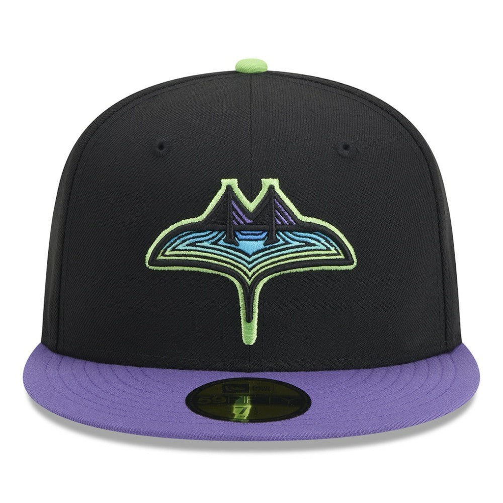 Tampa Bay Rays 2024 City Connect 59FIFTY Fitted Hat Black | New Era