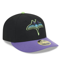 Tampa Bay Rays 2024 City Connect Low Profile 59FIFTY Fitted Hat Black | New Era
