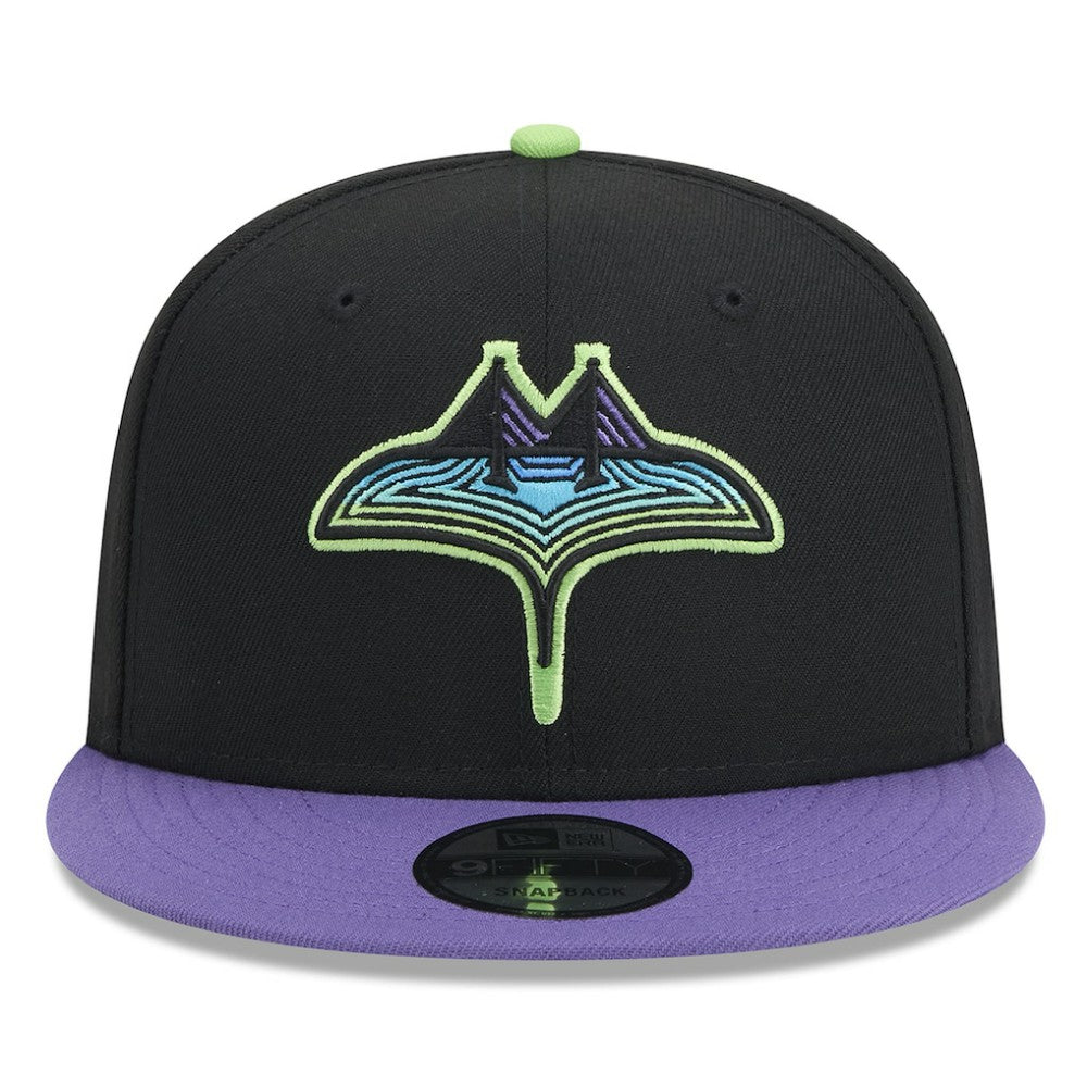 Tampa Bay Rays 2024 City Connect 9FIFTY Snapback Hat Black | New Era