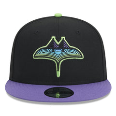 Tampa Bay Rays 2024 City Connect 9FIFTY Snapback Hat Black | New Era