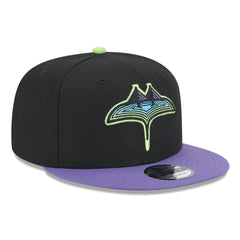 Tampa Bay Rays 2024 City Connect 9FIFTY Snapback Hat Black | New Era