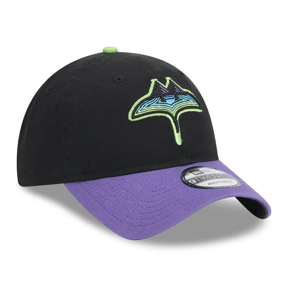Tampa Bay Rays 2024 City Connect 9TWENTY Adjustable Hat Black | New Era