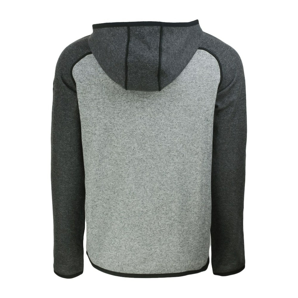 Baltimore Orioles Cutter & Buck Mainsail Full-Zip Hooded Jacket Heather Charcoal/Heather Gray