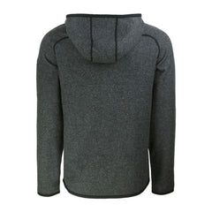 Cleveland Guardians Cutter & Buck Mainsail Full-Zip Hooded Jacket Heather Charcoal