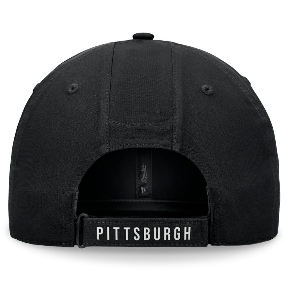 Pittsburgh Penguins Fanatics Front Office Ripstop Adjustable Hat Black