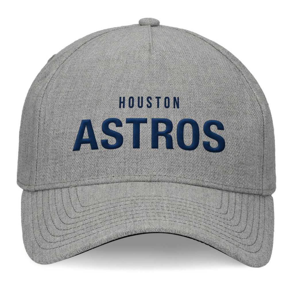 Houston Astros Elements A-Frame Structured Adjustable Hat Heather Gray