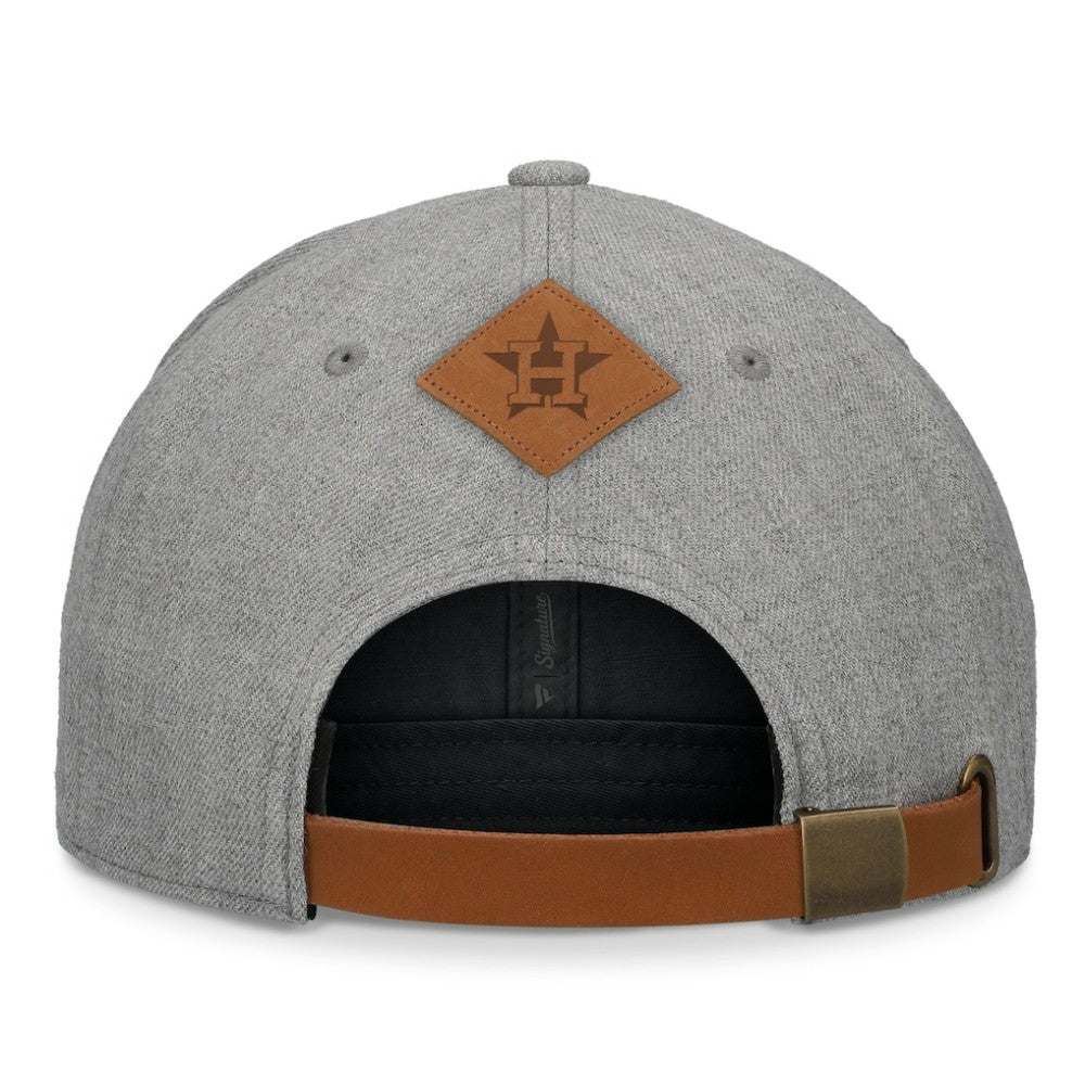 Houston Astros Elements A-Frame Structured Adjustable Hat Heather Gray