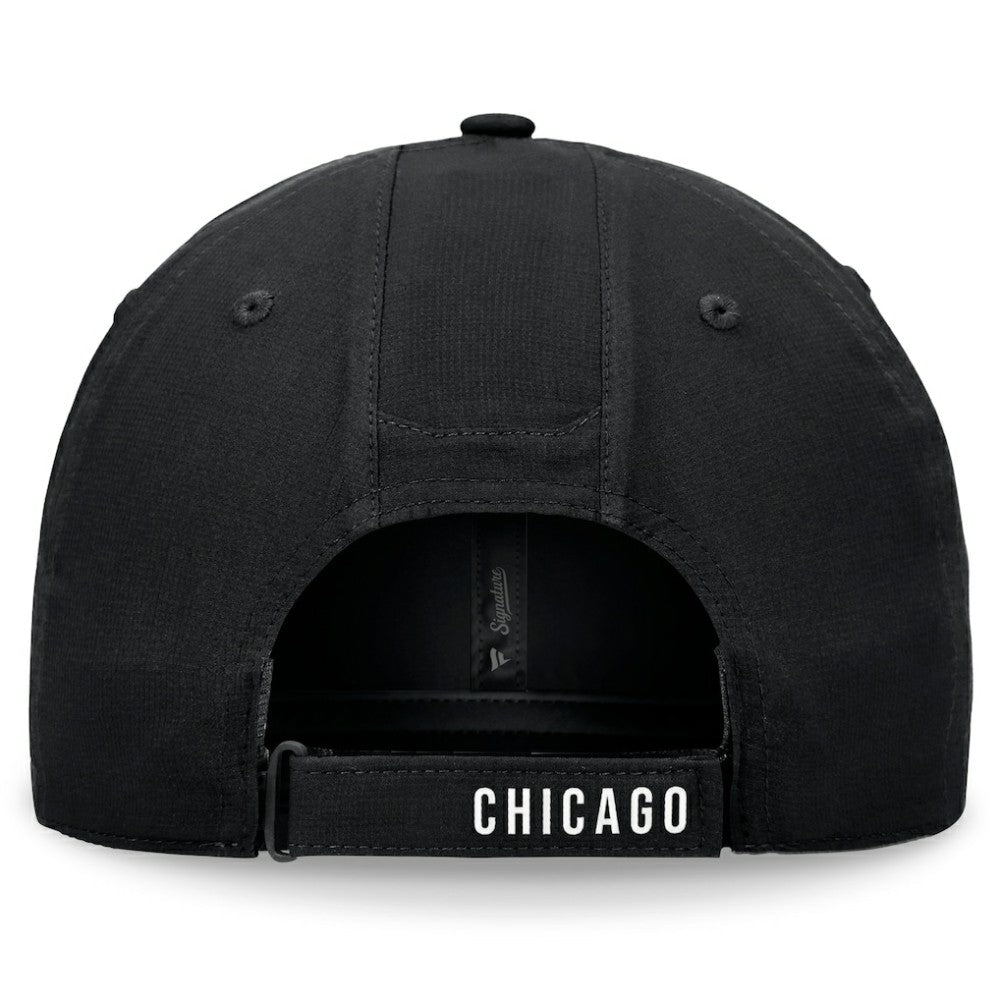 Chicago White Sox Front Office Ripstop Unstructured Adjustable Hat Black