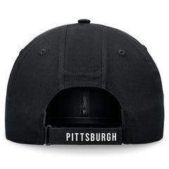 Pittsburgh Pirates Front Office Ripstop Unstructured Adjustable Hat Black