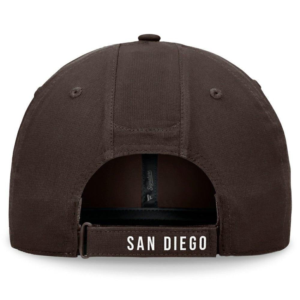 San Diego Padres Front Office Ripstop Unstructured Adjustable Hat Brown