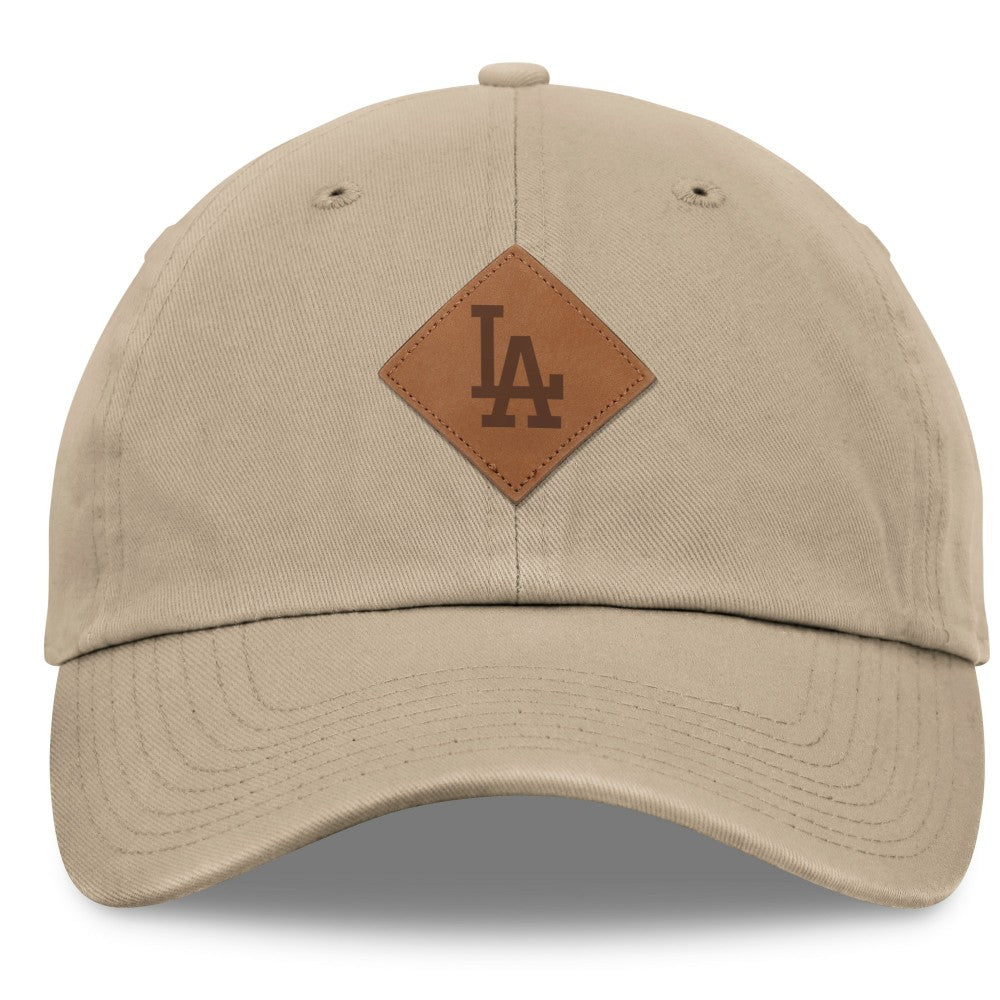 Los Angeles Dodgers Elements Microsanded Unstructured Adjustable Hat Khaki