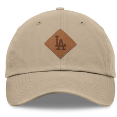 Los Angeles Dodgers Elements Microsanded Unstructured Adjustable Hat Khaki