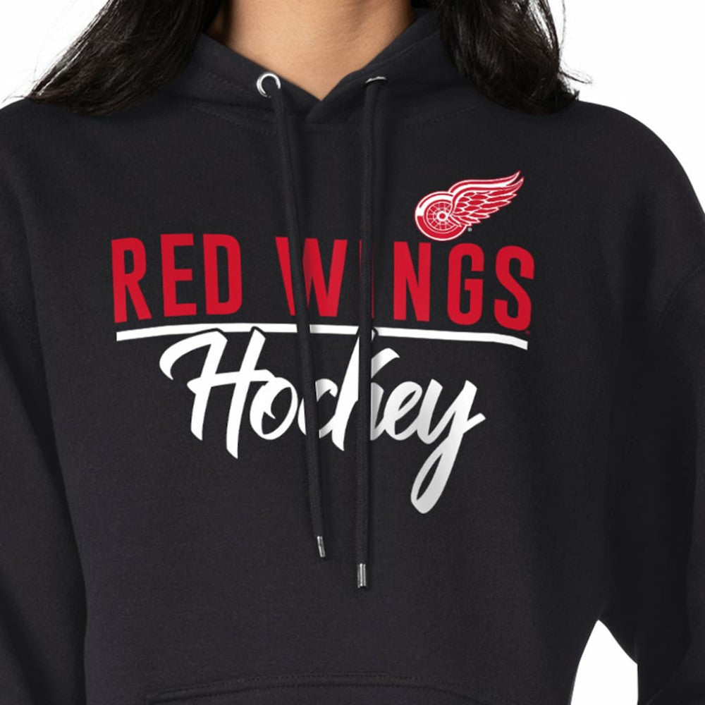 Detroit Red Wings G-III 4Her by Carl Banks Women's Team Sport Tri-Blend Fleece Hoodie Black