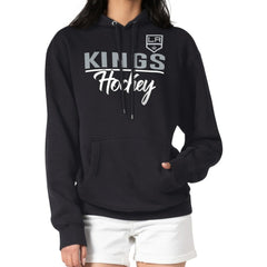 Los Angeles Kings G-III 4Her by Carl Banks Women's Team Sport Tri-Blend Fleece Hoodie Black