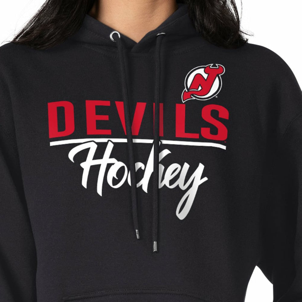 New Jersey Devils G-III 4Her by Carl Banks Women's Team Sport Tri-Blend Fleece Hoodie Black