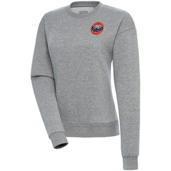 Houston Astros Antigua Women's Cooperstown Victory Crewneck Pullover Sweatshirt Heather Gray