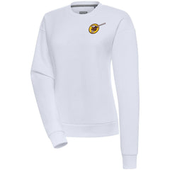 San Diego Padres Antigua Women's Cooperstown Victory Crewneck Pullover Sweatshirt White