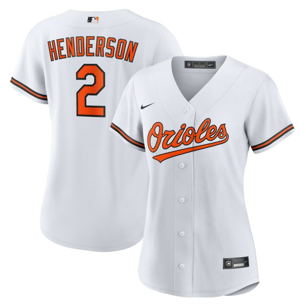 Gunnar Henderson Baltimore Orioles Women's Replica Player Jersey White | Nike