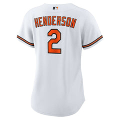 Gunnar Henderson Baltimore Orioles Women's Replica Player Jersey White | Nike