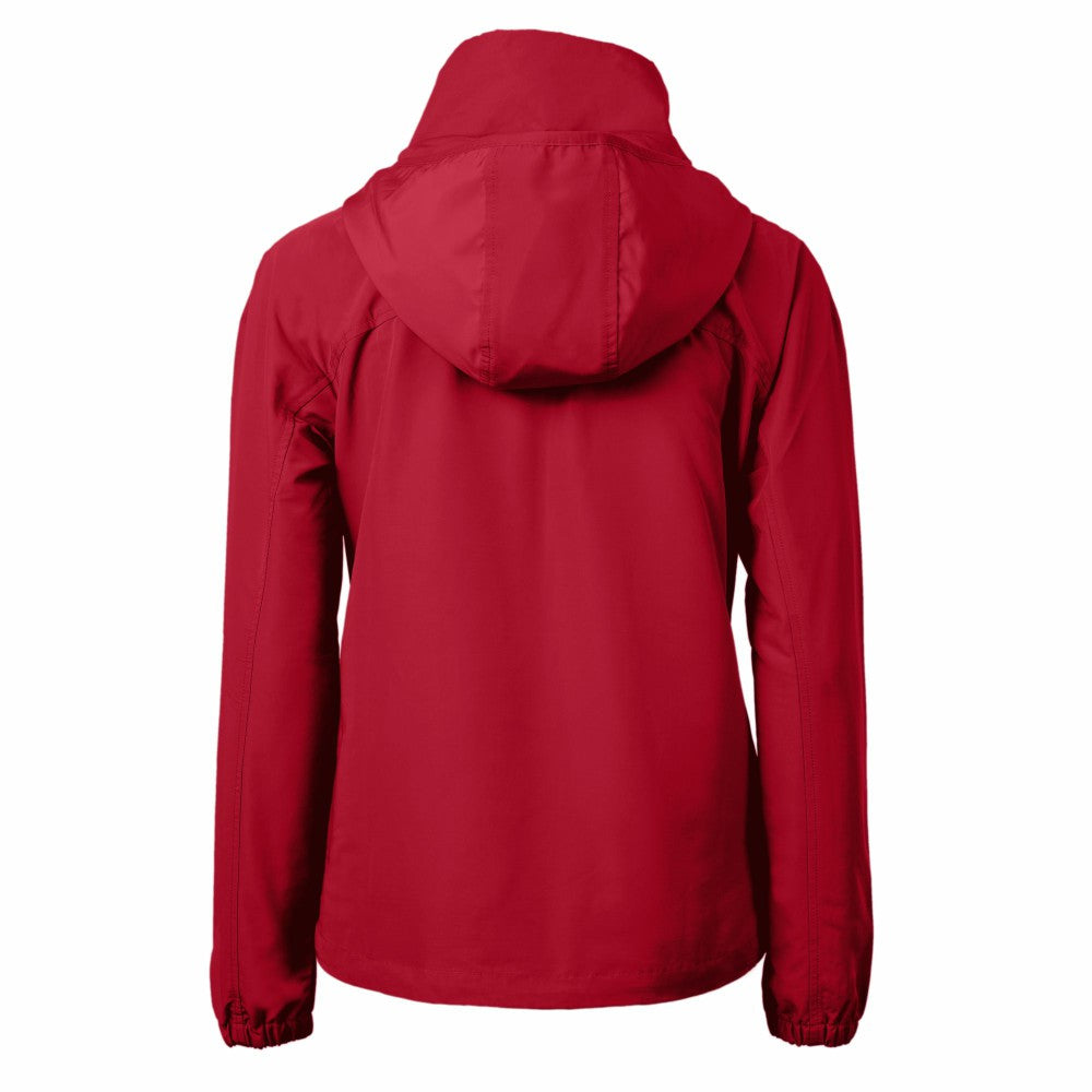 New York Mets Cutter & Buck Women's Charter Eco Recycled Full-Zip Jacket Red