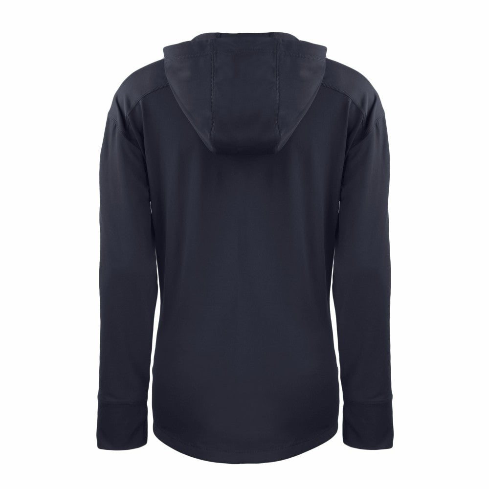 Cleveland Guardians Cutter & Buck Women's Daybreak Eco Recycled Half-Zip Hoodie Navy