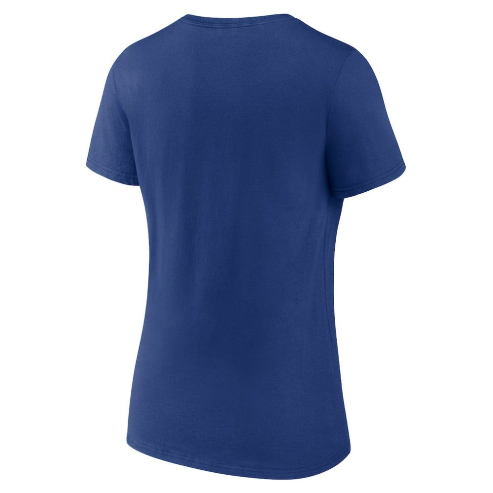 Tampa Bay Lightning Women's Slapshot V-Neck T-Shirt Blue
