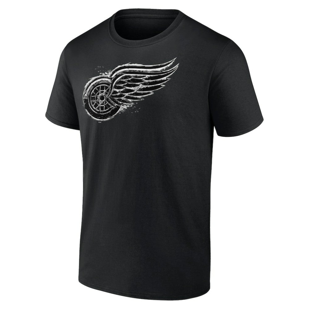 Detroit Red Wings Iced Out T-Shirt Black